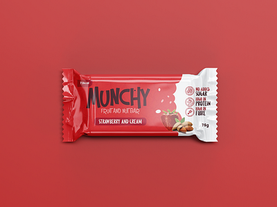 Muchy Fruit Bar branding graphic design packaging fruit
