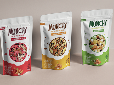 Munchy Trail Mix azwage branding design