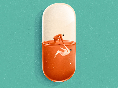 Hope in crisis - The opioids epidemic cover cover illustration drugs editorial editorial illustration health hope illustration illustrator opioids sail ho studio sho studio texture