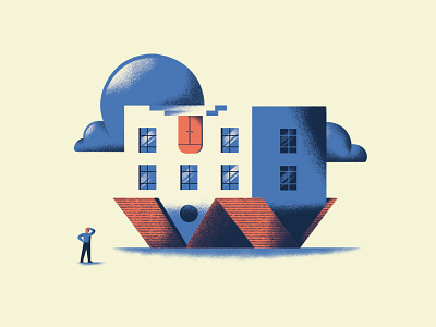 Empezar la casa por el tejado book daniele simonelli dsgn house house illustration illustration illustrations proverb sailhostudio texture upsidedown