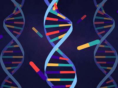 I am Science - 5 ball base pairs dna dna helix illustration motion design motion graphics pc rotoscoping sail ho studio science sho studio texture timeline