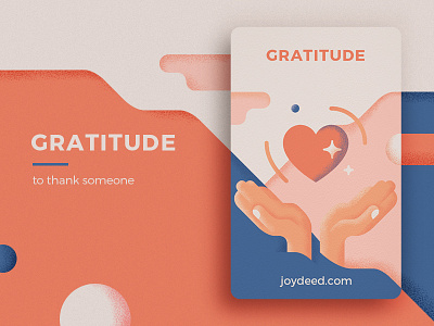 Joydeed - Gratitude cards gratitude help illustration love positive sail ho studio sho studio