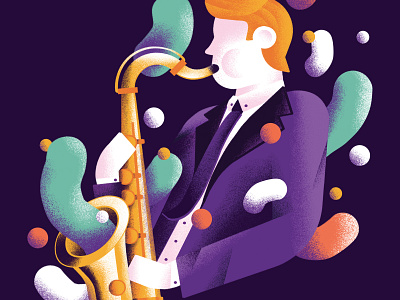 The power of soul band colors editorial illustration music music band music player music poster poster sail ho studio sax saxophone sho studio soul vector