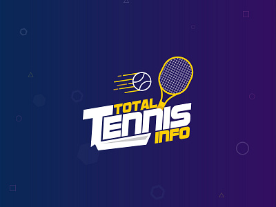 Total Tennis Info branding logo tennis