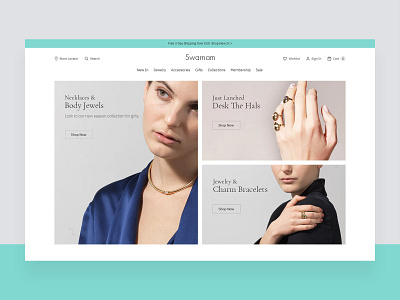 Ecommerce jewelry store app clean colour design dribbble ecommerce green jewelry jewelry shop minimal mobile app online store product design typogaphy ux ui web webdesign website