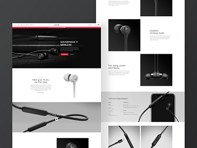 Product Landing Web Page