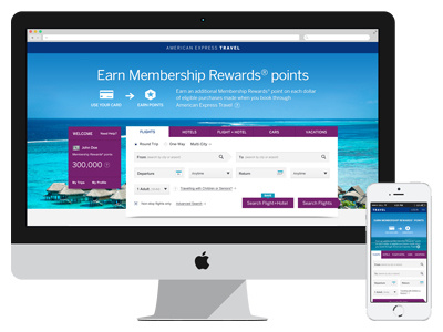 Amex Travel Landing Page