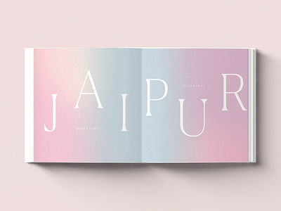 Images of India Divider - Jaipur gradients graphic design print