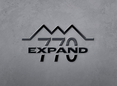 ‘Expand 770’ Logo branding graphic design logo typography