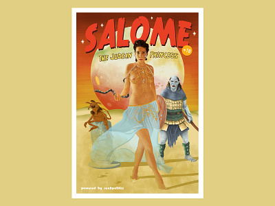 Salome Poster design illustration painting typography