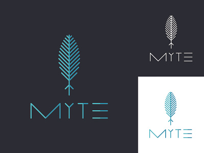 Myte Logo design logo typography vector