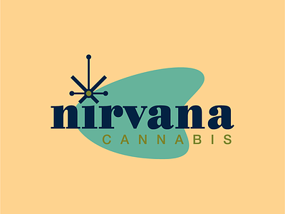Nirvana Cannabis logo redesign branding cannabis corporate identity design grid logo minimal modern monogram oklahoma rebrand tulsa