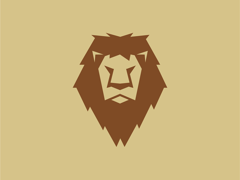 Leo the Lion logo icon design by Russell Wadlin on Dribbble