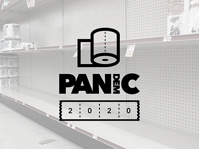 PAN(dem)IC 2020 logo design