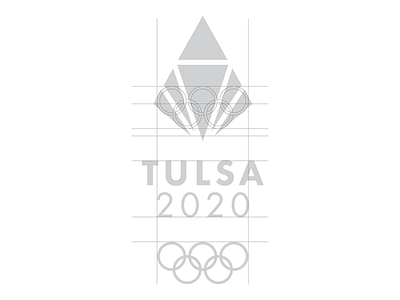 Tulsa 2020 Olympic logo challenge design grid