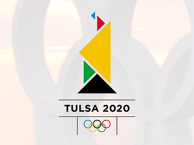 Tulsa 2020 Olympic logo challenge logo design badge branding corporate design grid identity logo minimal modern monogram oklahoma rebrand