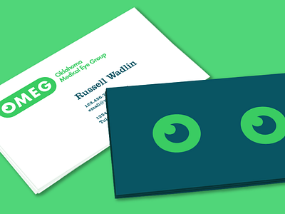 OMEG business card design