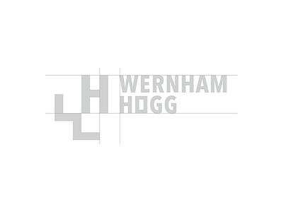 Wernham Hogg logo design grid