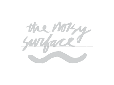 The Noisy Surface logo design grid