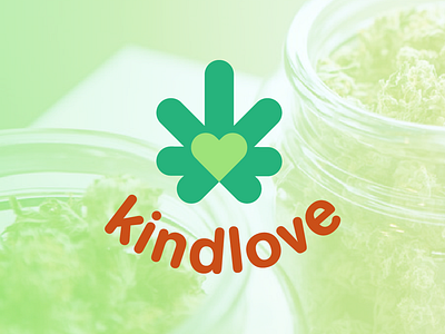 Kindlove logo redesign branding cannabis corporate design dispensary grid icon identity logo minimal modern oklahoma