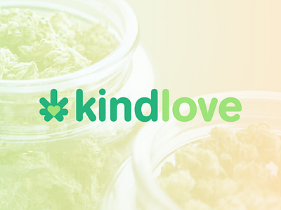 Kindlove logo redesign variant branding cannabis corporate design dispensary grid icon identity logo minimal modern oklahoma