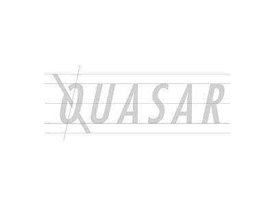 Quasar logo design grid branding corporate design grid hand type icon identity logo minimal modern oklahoma rebrand