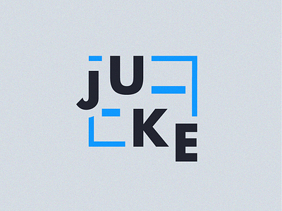 Juke logo typography design experiment​ branding corporate design grid hand type icon identity logo minimal modern oklahoma rebrand