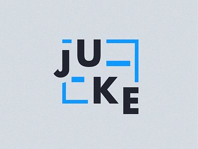 Juke logo typography design experiment​