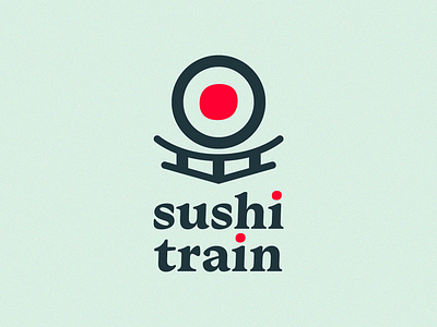 Sushi Train logo design