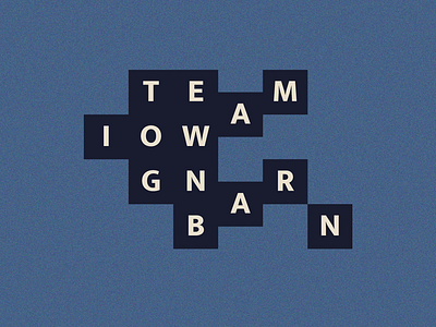 Team Iowa Gnar Barn logo design