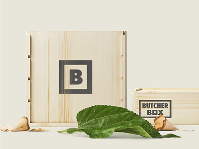 Butcher Box logo design mockups branding corporate design grid hand type icon identity logo minimal modern oklahoma rebrand