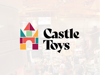 Castle Toys logo design branding corporate design grid hand type icon identity logo minimal modern oklahoma rebrand
