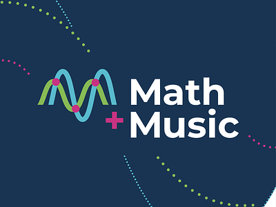 Math and Music logo, icon, and wordmark