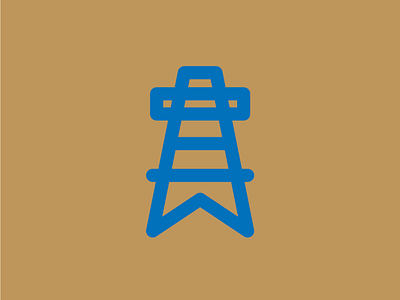Oil tower detail design graphic design icon logo logo design oklahoma tulsa vector