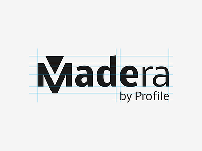 Madera logo grid art direction bmx brand identity corporate identity design grid lines identity logo logo construction logo grid madera