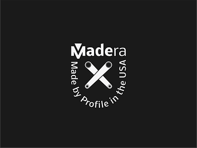 Madera typographic lock-up abstract art direction badge bmx flash sheet graphic graphic design icon lock up logo design seal typography
