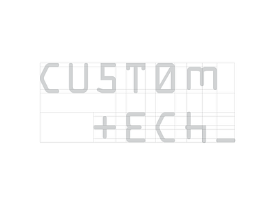 Custom Tech logo quick fix grid