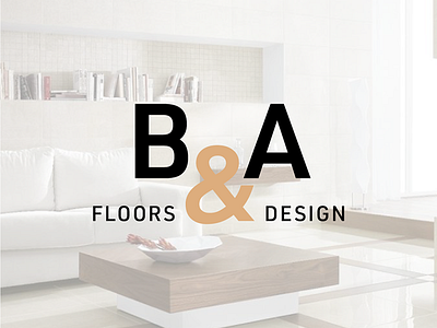 BA Floors & Design logo redesign ampersand badge brand design branding design graphic design logo logo design minimal modern rebrand sans serif