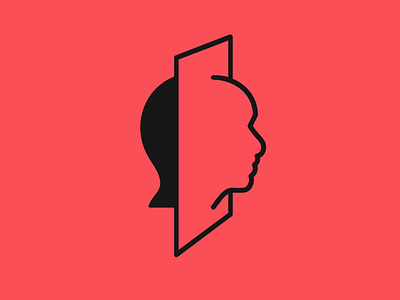 Final Pictogram branding face icon logo mark minimal pictogram privacy silhouette surveillance