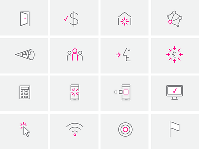 Icon set for smart home company