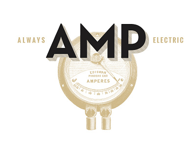 AMP logo treatment