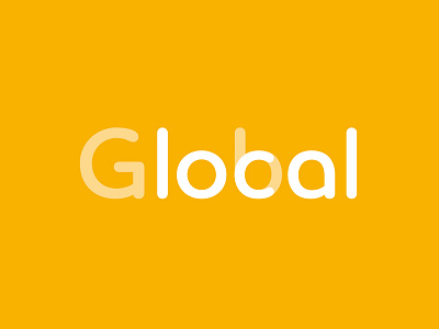 Global / Local branding global identity local logo logotype type typography yellow