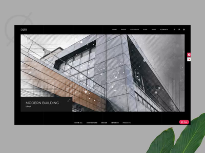 Dør Info Slider Homepage Showcase animation architecture black bold buildings catalog dark design elegant exterior landscape lettering realestate showcase sophisticated typography ui ux web website