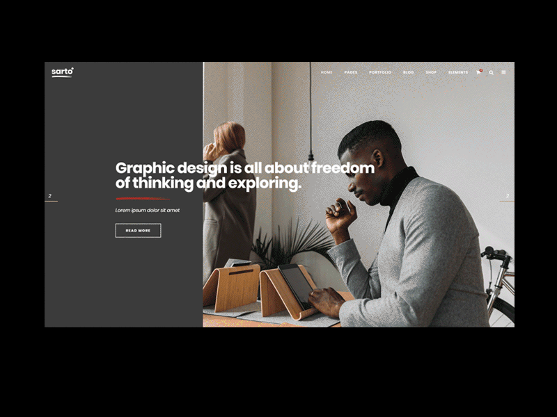 Sarto Design Studio design ui ux web website