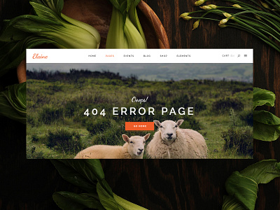 Drop dead serious Friday 404page animals design earthtones errorpage herbal organic plants pure vegan web website