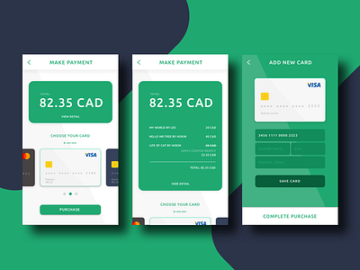 Daily UI Challenge #DAY2 Credit Card Payment app dailyui dailyui 002 dailyuichallenge ui