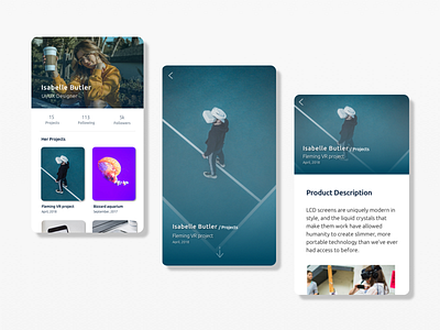 Daily UI Challenge Day 006 Profile page