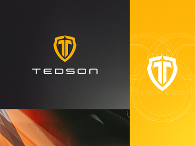 Tedson Branding brand branding car car logo design graphic design identity logo logotype shield symbol vector visual identity