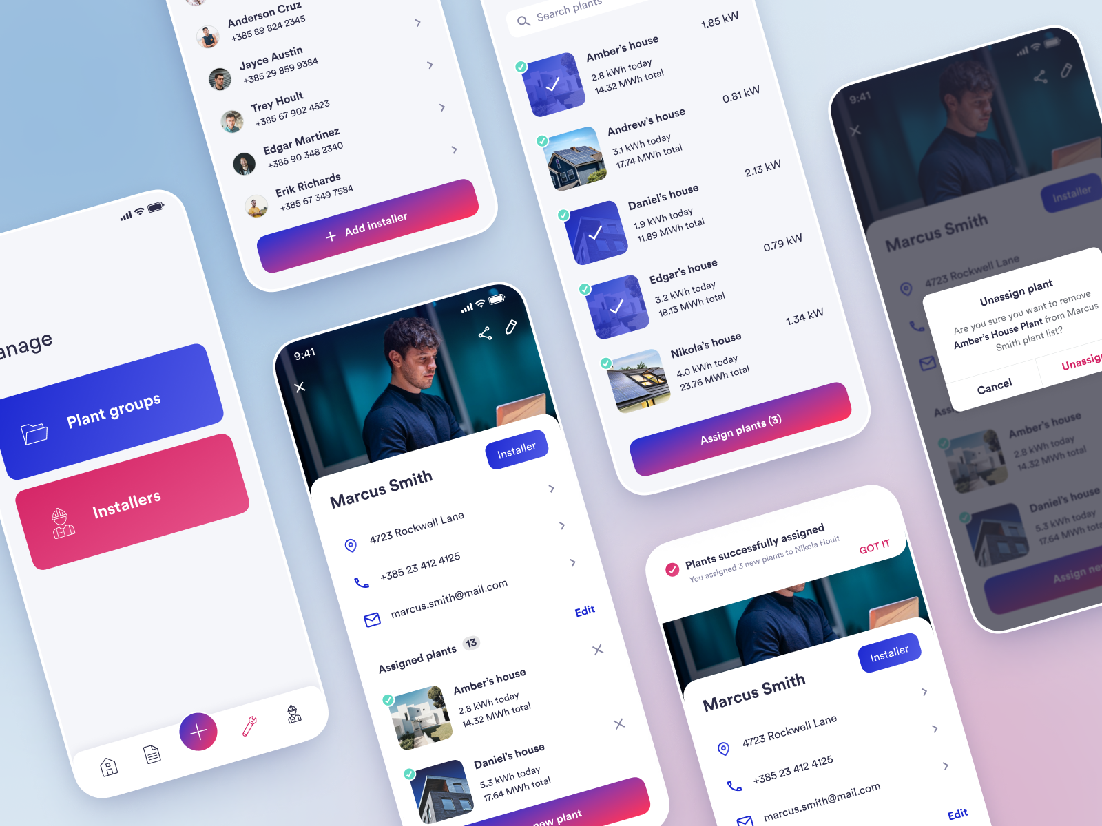 Solplanet - Manage installers by Enio Jergović for Infinum on Dribbble