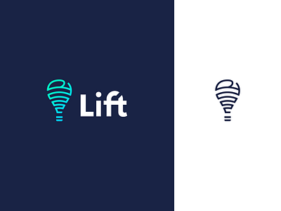 Daily Logo Challenge 02 - Lift air balloon brand branding daily daily logo daily logo challenge lift logo logotype mark vector